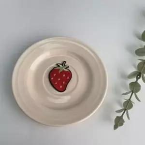 열접착 옷리폼 와펜 딸기) 와펜장식 와펜자수 리폼용품 옷리폼재료 의류리폼 와펜패치