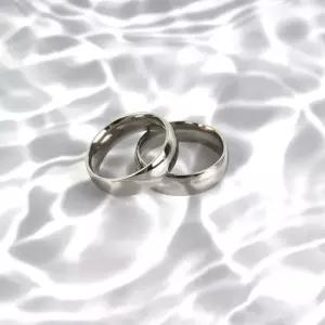 써지컬스틸 티타늄반지 커플반지 은색 커플반지 남녀공용반지 악세사리반지 라운드반지
