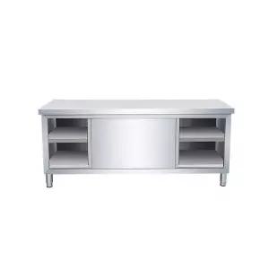 업소용작업대 슬라이딩도어 공유주방 조리대선반 수납139892