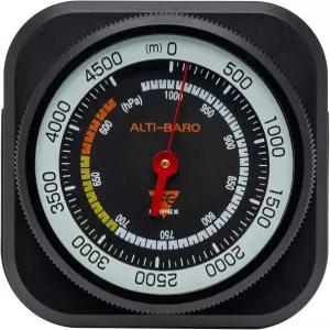EMPEX FG-5102 아날로그 고도계 기압계 알티맥스 4500 블랙 2.6 x 2.7 1.0 인치(6.6 6.8 2.5 cm)