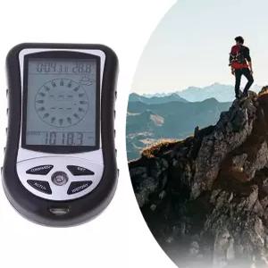 코이리케 휴대용 포켓 고도계 기압계 나침반 온도계(날씨 예보 포함) 700-9000m 범위 -10~60°C 블루