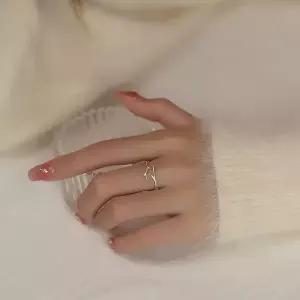 [셀러에이드]사슴 뿔 루돌프 오픈 링 반지 친구 우정 반지 애끼 검지 엄지 약지