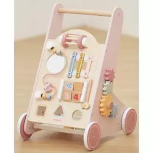 폴라비 원목 장난감 걸음마 보조기 유아 아기 핑크