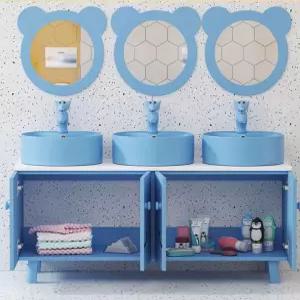 키즈 세면대 어린이용 유아 개수대 수도꼭지 욕실 연결 받침대 높이조절