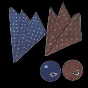 플라워 페이즐리 행커치프