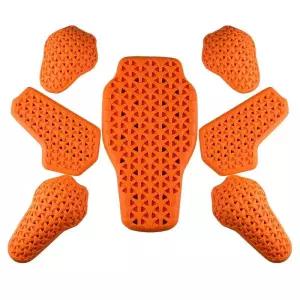 오토바이 보호대 힙어깨 바이크 라이딩 낙상방지 무릎패드 옐로우 내장형 안전복