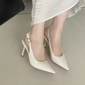 심플 에나멜 슬링백힐 여성 사무용 힐 하이힐 여성구두 슬링백힐 스틸레토힐