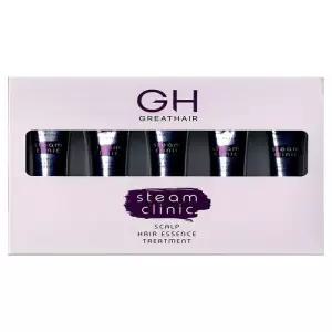 GH 그레이트헤어 스팀 클리닉 스칼프 헤어에센스 노워시 트리트먼트 15ml 5개(NC)
