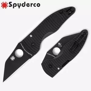 [스파이더코]마이크로짐보(F) 솔트 블랙 마그나컷 폴딩 나이프