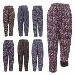 쓰리몰 남자 여자 기모 꽃바지 빅사이즈 촌캉스 몸빼 할머니