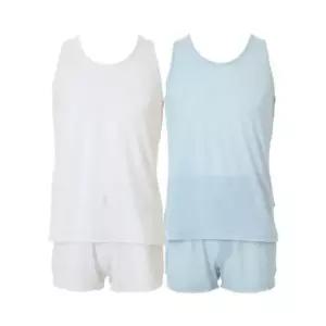 [갤러리아] 남)아사코튼 런닝트렁크팬티 컬러택1 2P세트(WMV8432R/WMP8432 WH/BU)