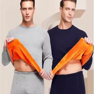 남성 2컬러 겨울 따뜻한 안감기모 내복 내의 세트