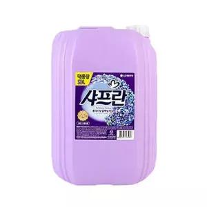 섬유유연제 업소용 20L 샤프란 퍼플 대용량 세제 말통