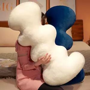 100cm 대형 웨이브 침대 쿠션 귀여운 소파 베개 거실 스트립 바디필로우 옆