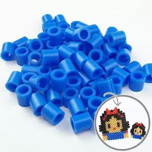 [RIZPICK]단품 공예 100P 젤리빅비즈 파랑색 컬러비즈 비즈공