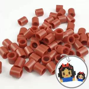 [RIZPICK]공예 100P 단품 젤리빅비즈 갈색 젤리빅비즈 컬러비