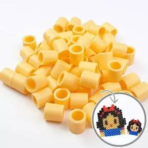 [RIZPICK]살구색 젤리빅비즈 공예 단품 100P 컬러비즈 젤리비