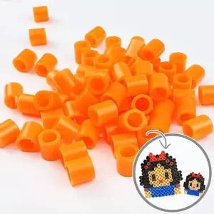 [RIZPICK]100P 단품 진주황색 젤리빅비즈 공예 젤리비즈 컬러