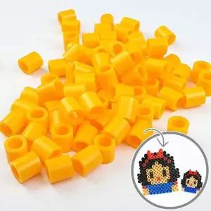 [RIZPICK]공예 단품 주황색 100P 젤리빅비즈 젤리비즈 유아비