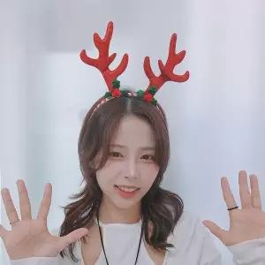 [RIZPICK]성탄절 루돌프 트리 홈파품 용품 크리스마스머리띠
