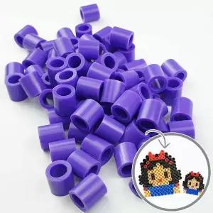 [RIZPICK]젤리빅비즈 보라색 100P 공예 단품 비즈공예 젤리비