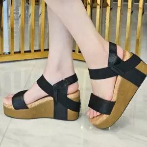 여성 가보시 통굽 웨지 여름 샌들 K2010 웨지 가보시 통굽 여름 웨지힐 편한샌들