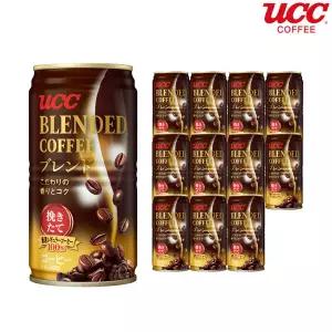 UCC 블렌디드 커피 캔 185ml x 12개입