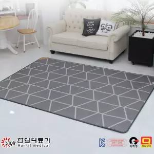 2026년형 한일의료기 그레이유럽풍 전기카페트매트 홈쇼핑 전기장판 거실용 난방 온열 매트 특대형 대형 중형