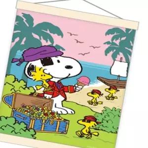 그래픽시트 DIY 그리기 스누피 보물섬 20X30 집콕취미 페인팅행잉