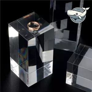 투명 아크릴 소품 진열대 큐브 스테이지 큐브아크릴진열대 사각아크릴진열대 제품진열대
