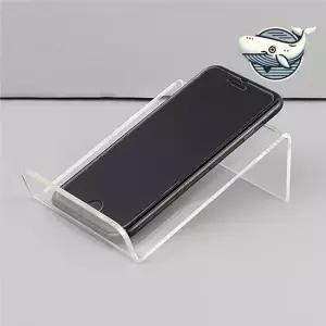 경사형 스마트폰 거치대 아크릴 진열대 소형 제품진열대 아크릴진열대 화장소품 소품진열