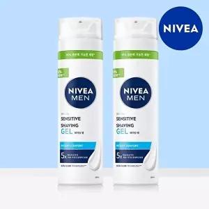 [니베아]니베아 맨 센서티브 쉐이빙 젤 200ml 2개
