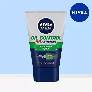 [니베아]니베아 맨 오일 컨트롤 훼이스 워시 폼 100g 1개