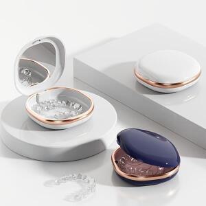 1개 치아교정기 케이스 유지장치 보관함 얼라이너 마우스가드 여행용 틀니 도매