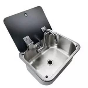 카라반 씽크볼 미니 캠핑카 소형 싱크대 트레일러 사각 세트 워터탱크