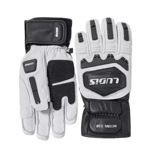루디스 국가대표 LUPDUG06 화이트 알파인 스키 보드 레이싱 오지 방한 가죽 장갑
