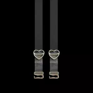 하트 투명 유광 브라끈 1cm 오프숄더 브래지어끈 어깨