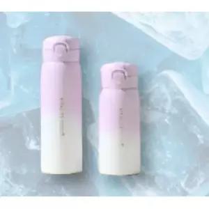 나들이 투톤 휴대용, 원터치 텀블러, 8컬러, 스텐 350ml, 500ml ,진공 보온 물병 스테인레스 보틀 보냉병