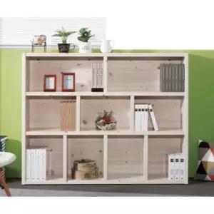 가로 세로형 칸막이 두꺼운 3단 9칸 와이드 책장(150cm 2색) 책장형 책방