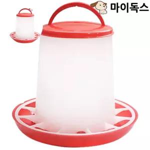 닭모이통 닭물통 병아리 자동 사료통 닭먹 1.5kg