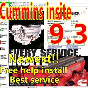 최신 Cummins Insite Pro 9.3 엔진 소프트웨어 오류 코드 [차량 수량, Zap-It, OEM 포함] 만료 없음 설치