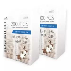 깨끗한나무 위생면봉 대용량 나무 면봉 100개입 40개