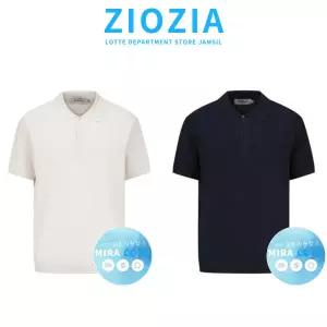 [롯데백화점]리얼지오지아 4컬러]워셔블미라쿨헤링본조직카라니트ADF3ET1902