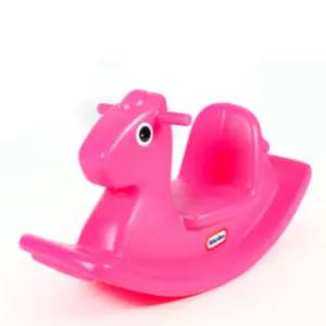 리틀타익스 여아 아기 흔들말 핑크 승마 장난감 선물 BNS