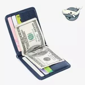 슬림한 가죽 머니클립 지갑 고급스러운 카드홀더 여성머니클립 골프용품쇼핑몰