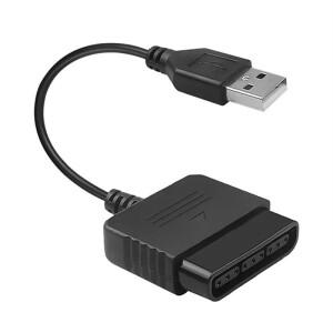 PS2 컨트롤러용 어댑터는 PS3 콘솔에 연결하고 게임패드를 PC 게임 플레이어로 변환하는 드라이버가 없는