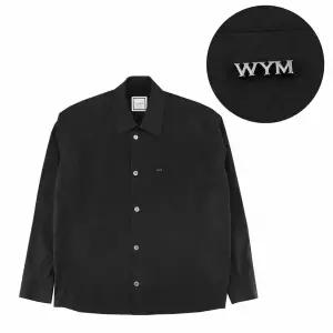 우영미 W253SH05 866B 코튼 크롭 셔츠 블랙