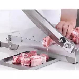 스텐 손작두 절편 자르기 스텐 떡 육절기 고기 편육