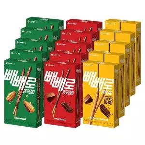 롯데 빼빼로 3번들 123g 5개