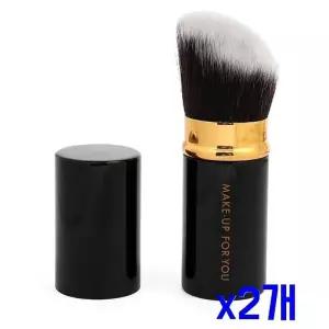 TBZ 간편 휴대 사선 뷰티 브러쉬(블랙) x2개